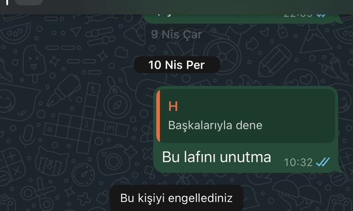 O günden beri engeli açmadı sizce açmaz mi artık?