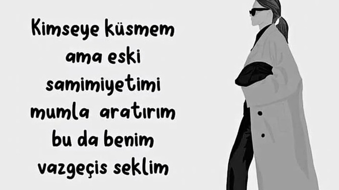 Sizin vazgeçiş şekliniz nasıl peki?