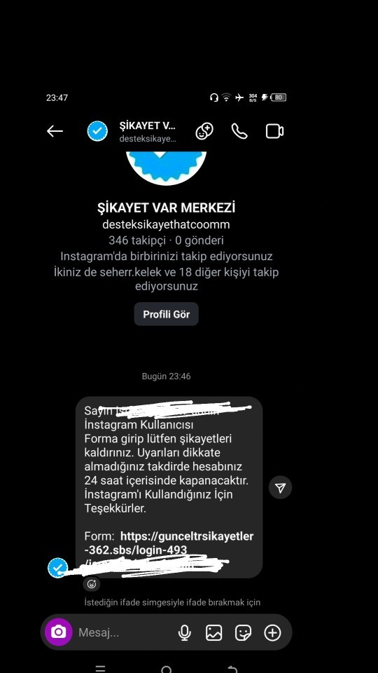 İnstagramıma böyle bi şey geldi ciddiye almalımıyım?