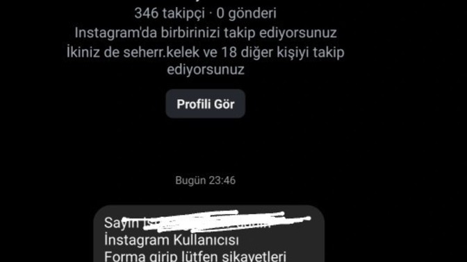 İnstagramıma böyle bi şey geldi ciddiye almalımıyım?