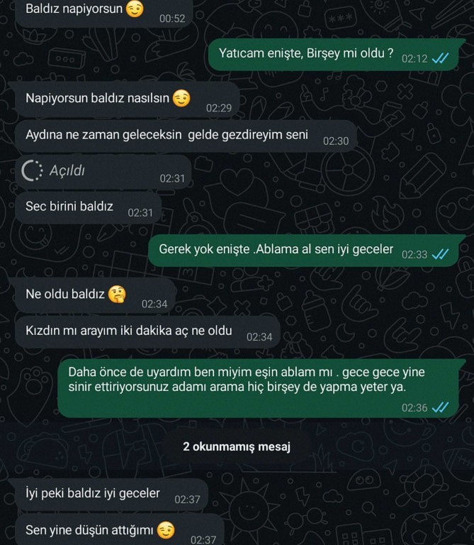 Tek benim eniştem de mi sıkıntı var yoksa aynı durumu yaşayan var mı?