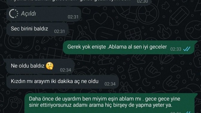 Tek benim eniştem de mi sıkıntı var yoksa aynı durumu yaşayan var mı?