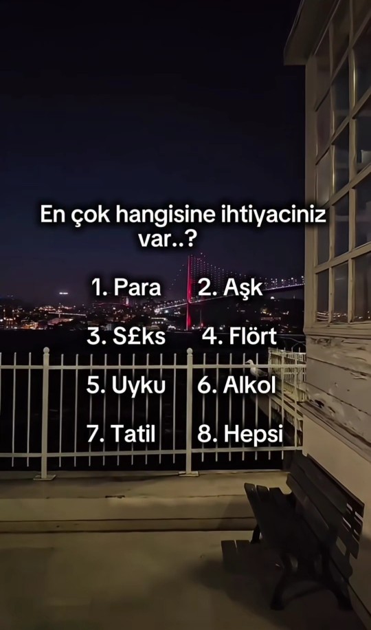 En çok hangisine ihtiyacınız var?