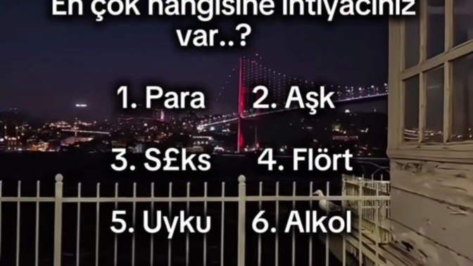 En çok hangisine ihtiyacınız var?