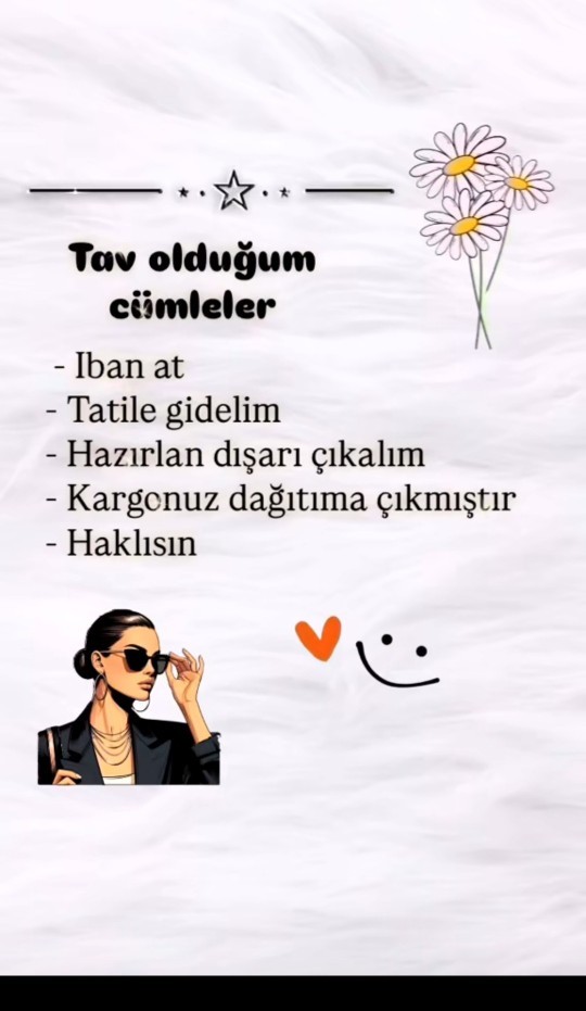 Şu an nasıl bı mesaj gelse mutlu olursunuz?