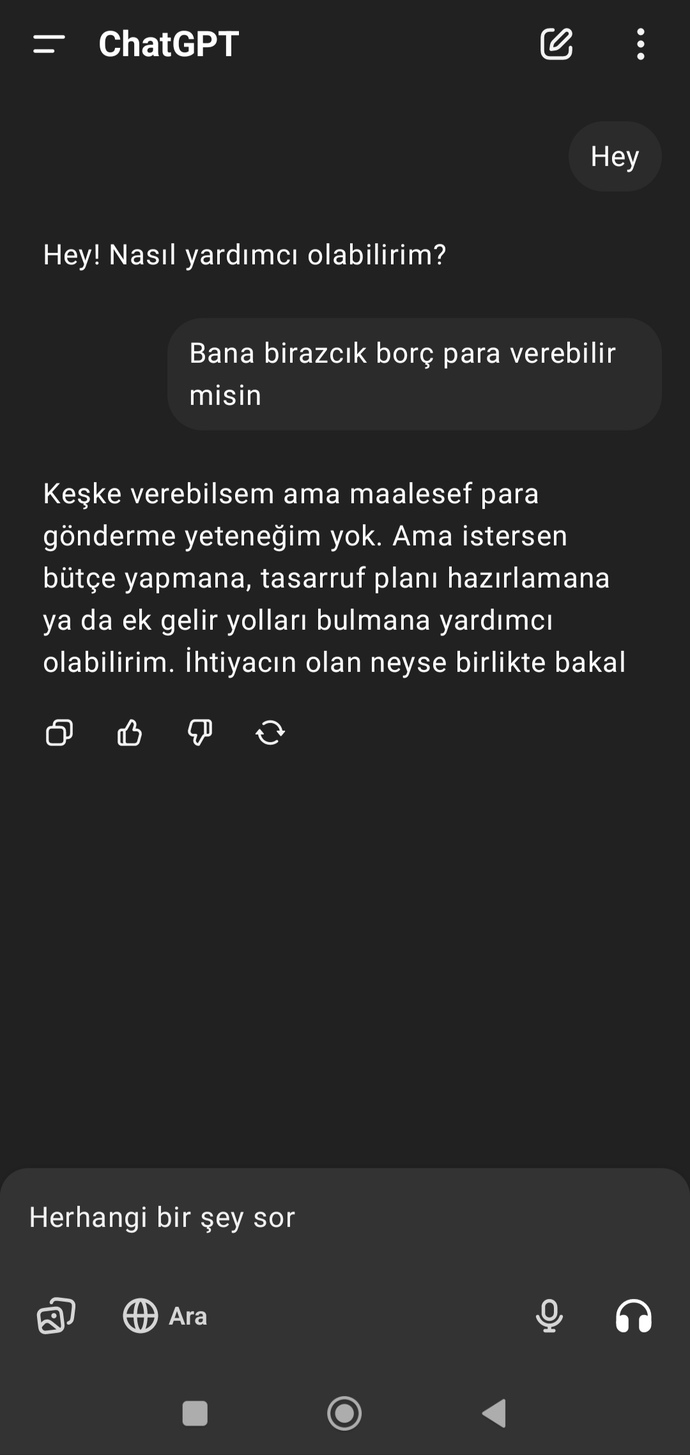 Chatcpt ye sorduğunuz en saçma soru neydi?