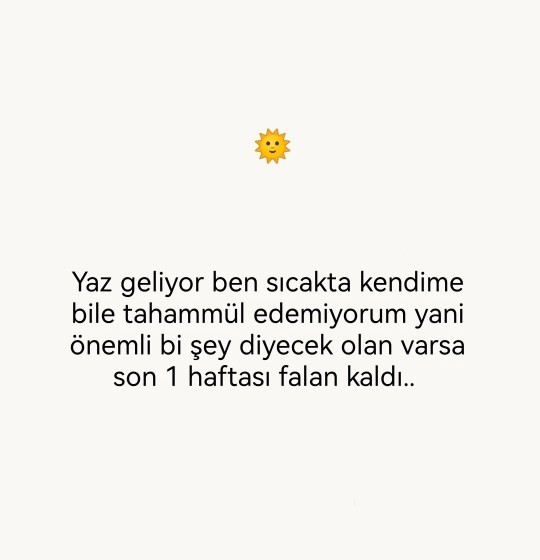 Yazın sıcağını sever misiniz?