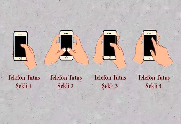 Bir şeyi tutuşun belki de duruşunu gösteriyor olabilir mi?