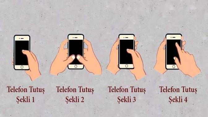 Bir şeyi tutuşun belki de duruşunu gösteriyor olabilir mi?
