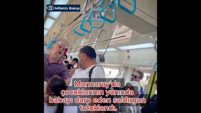 İstanbul Maltepe Marmaray da çocuklarının yanında darp edilen adama ?