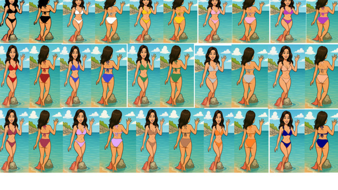 Kızlar, sizde böyle bikini koleksiyonu yapmak istermiydiniz?