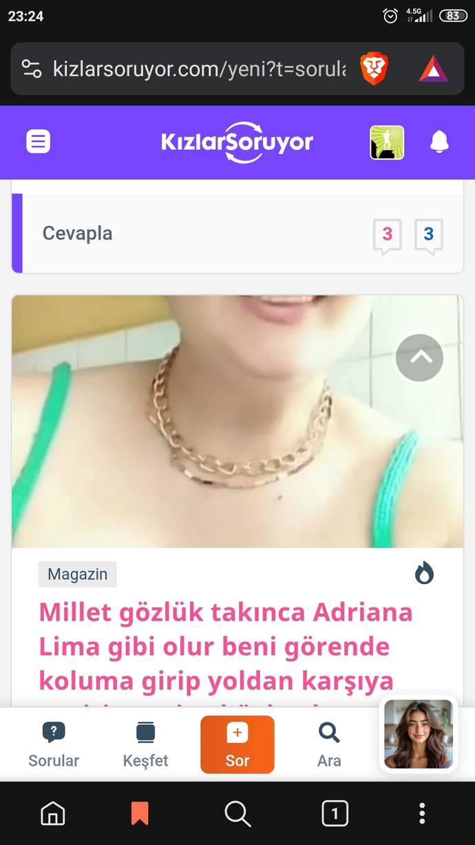 Mavişin gözlüğü :)