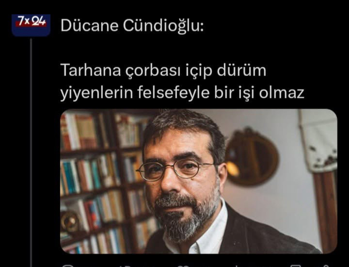 Tarhana çorbası felsefeye düşman mıdır?