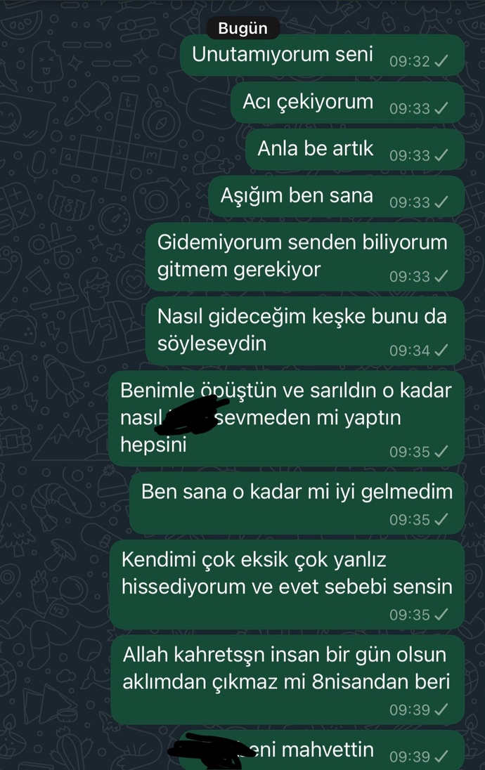 Ben eski sevgilimi unutamıyorum 😭?