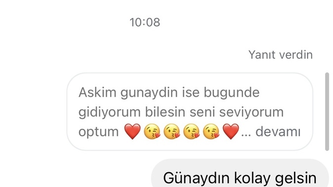 Bu çocuk beni sevmiyor mu sürekli meşgul?