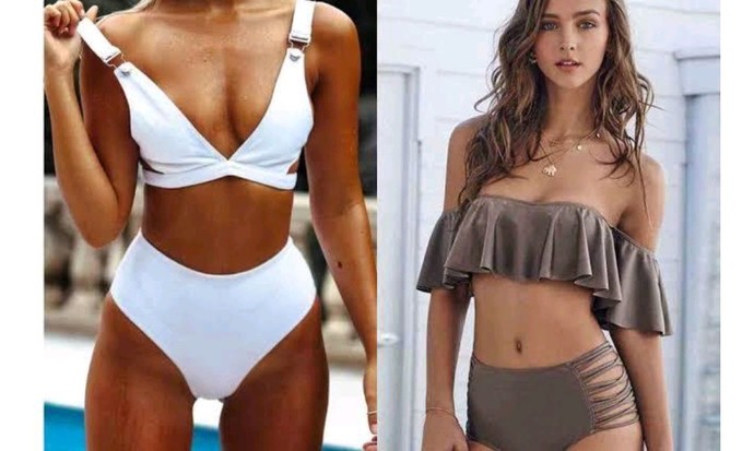 Yüksek bel bikiniler daha mı elegant gözüküyor?