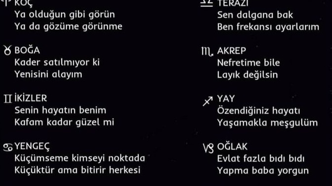 Burcuna uygun etiket cümlen neymiş?