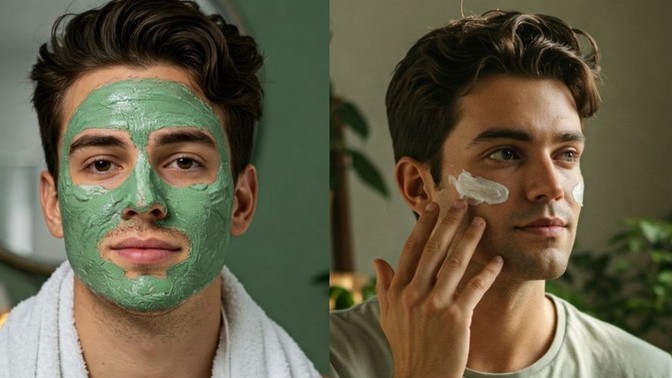 Cilt bakımı serum ve maske yapan erkek prenses midir sizce?