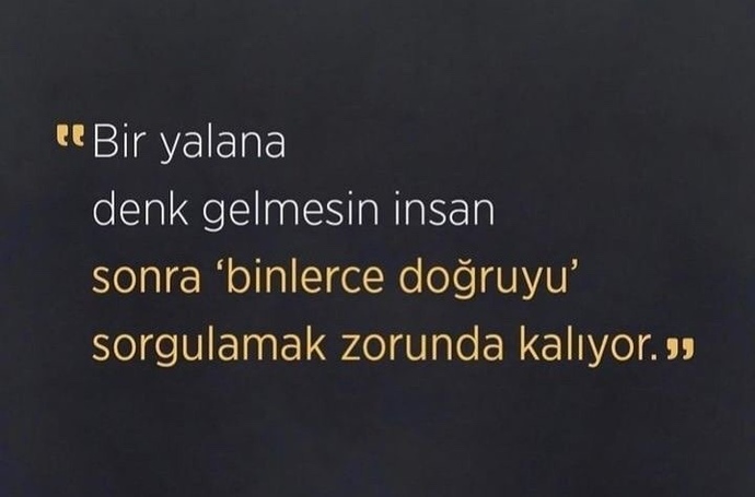 Yalanın bahanesi olur mu?