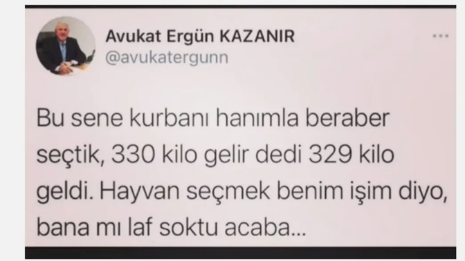 Kurbanlıktan en iyi kim anlar?