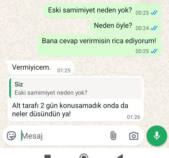 Sevgilim neyin peşinde?