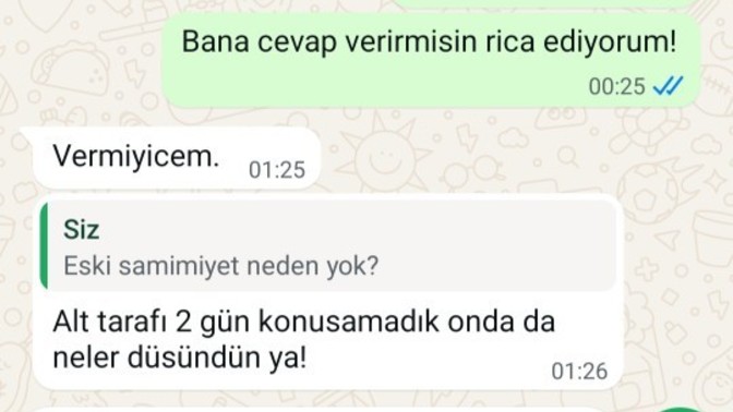 Sevgilim neyin peşinde?