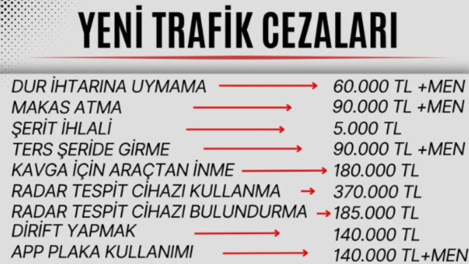 Yeni trafik cezaları hakkındaki düşünceleriniz nedir?