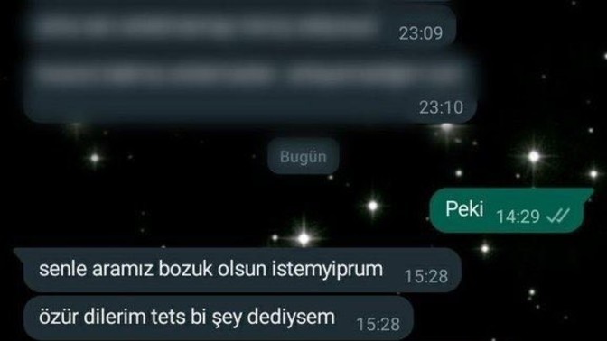 Size kırıcı sözler söyleyen biri hatasını anlayıp "özür dilerim, seni çok seviyorum" gibi şeyler dese affeder misiniz?
