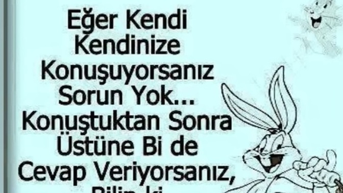 Kendi kendinize konuşur musunuz 🙂?