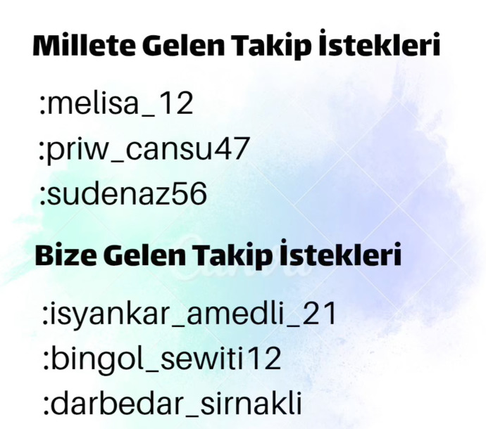 Bana niye hep böyle takip istekleri geliyor?