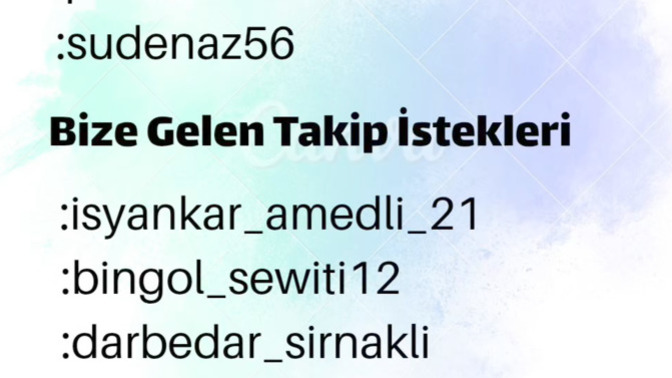 Bana niye hep böyle takip istekleri geliyor?