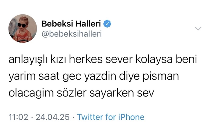 Anlayış göstermeyeceğiniz konu sizin için nedir?