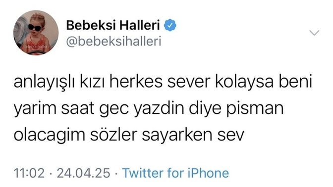 Anlayış göstermeyeceğiniz konu sizin için nedir?