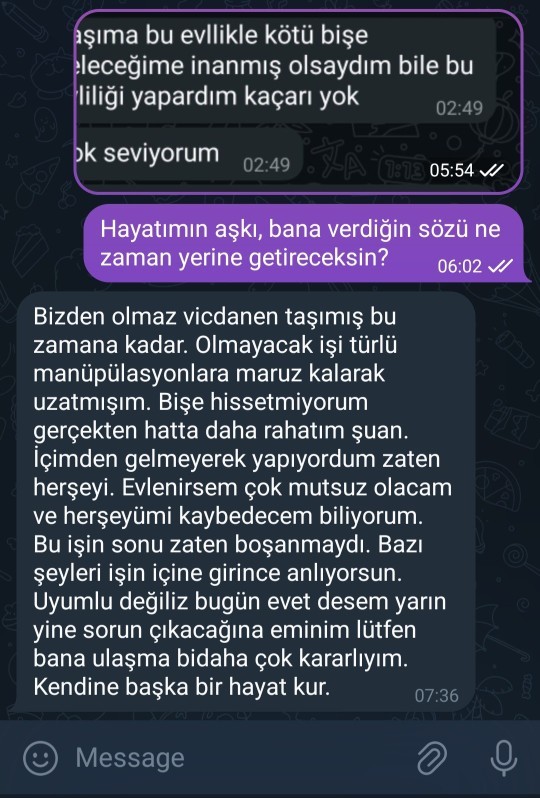 Ben neye inanmışım neyin peşinden gitmişim?