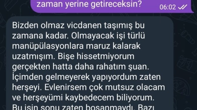 Ben neye inanmışım neyin peşinden gitmişim?