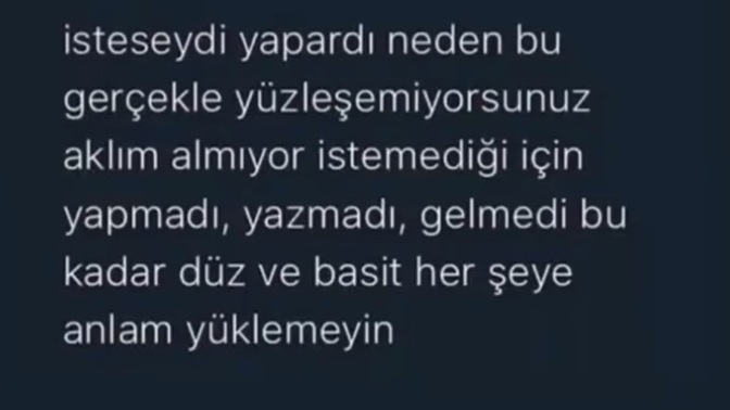 İsteseydi yapardı... neden bunu kabul edemiyoruz bir türlü?