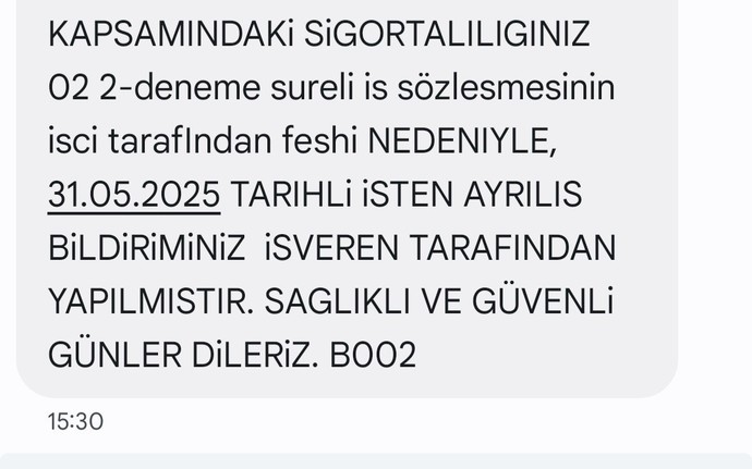 İş hukuku ile ilgili bilgisi olan var mı?