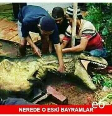 Kurban Bayramında T-REX kessek kabul olur mu 🤣?