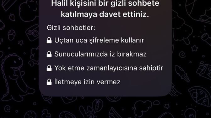 Eski sevgilim gizli mesaj isteğini kabul mu etmiş yoksa otomatikmen mi oldu?