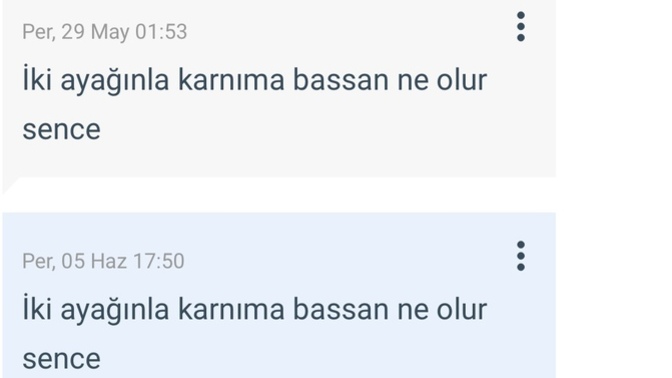Aldığın en ilginç mesaj neydi?