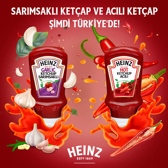 Sarımsaklı ve acılı ketçap denediniz mi?