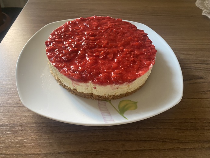 Çilekli cheesecake nasıl olmuş sizce ?