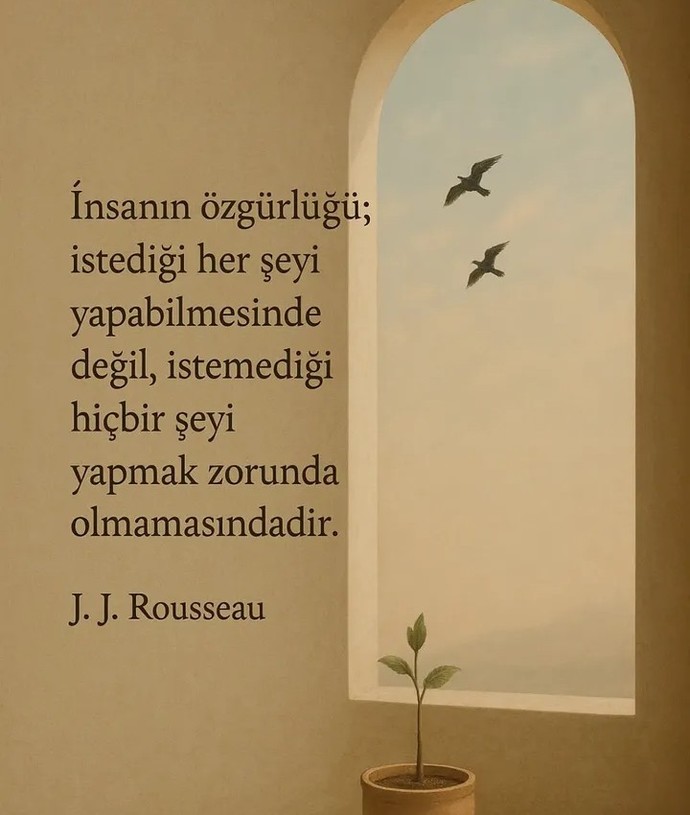 Özgürlük her istediğini yapmak mıdır, istemediğin bir şeyi yapmamak mıdır?