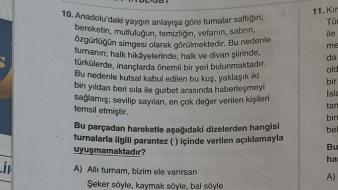 Edebiyatı iyi olan var mı bu soruyu çözemedim belki burada çözüp de açıklayacak biri olur umuduyla soruyorum, bilgisi olan var mıı?
