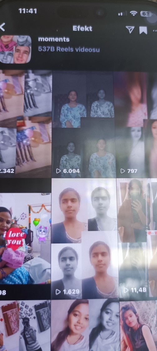Instagram efekt arama kısmında hintli sorunu yardım eder misiniz?