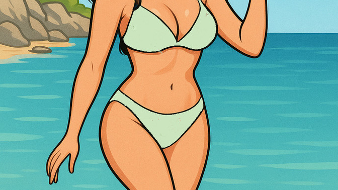 Kızlar, dondurma aromalı bikini rengi tercih edermiydiniz?