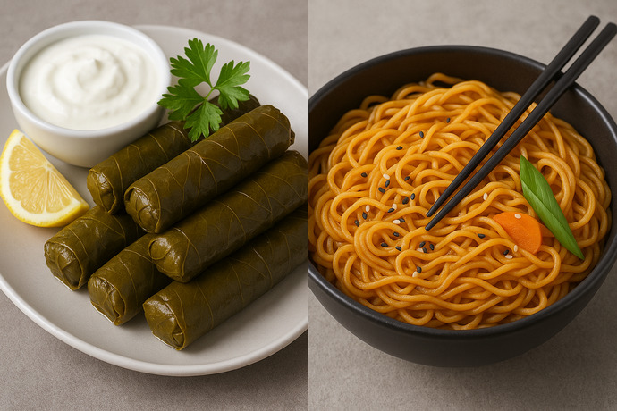 Yaprak sarma mı noodle mi?