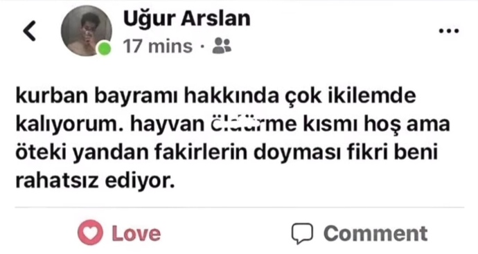 Kurban bayramı hakkında ne düşünüyorsunuz?