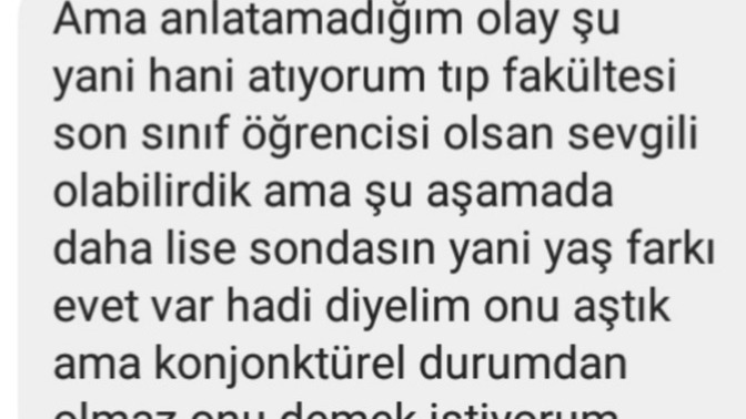Şu şekilde terk edildim ne demek istedi pek anlamadım sizce nediyor?