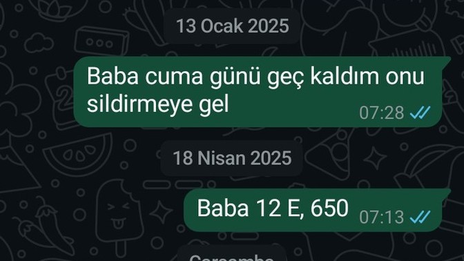 Babamla iletişimimiz nasıl?